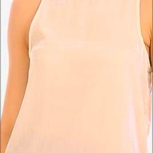 Navy velvet tank